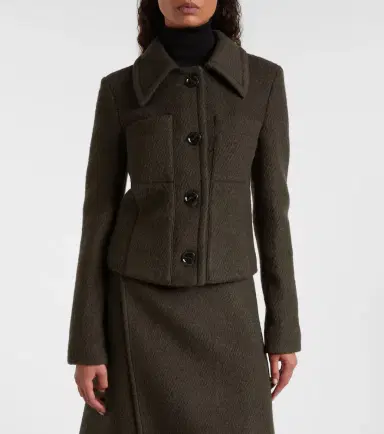 Proenza Schouler Kinsley wool-blend twill bouclé jacket | Thumbnail 5 Proenza Schouler Kinsley wool-blend twill bouclé jacket | Thumbnail 5