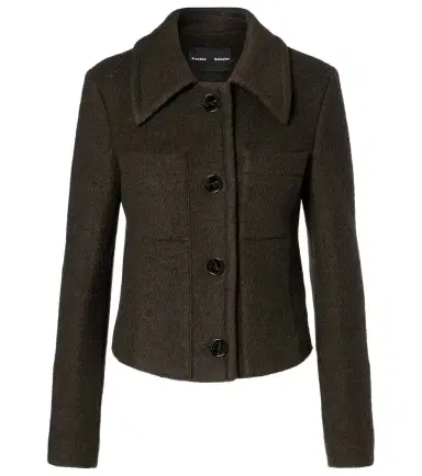 Proenza Schouler Kinsley wool-blend twill bouclé jacket | Thumbnail 1 Proenza Schouler Kinsley wool-blend twill bouclé jacket | Thumbnail 1