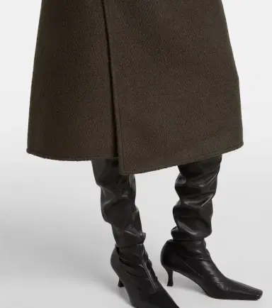 Proenza Schouler Bodhi wool-blend bouclé twill wrap skirt | Thumbnail 2 Proenza Schouler Bodhi wool-blend bouclé twill wrap skirt | Thumbnail 2