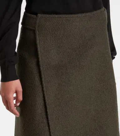 Proenza Schouler Bodhi wool-blend bouclé twill wrap skirt | Thumbnail 3 Proenza Schouler Bodhi wool-blend bouclé twill wrap skirt | Thumbnail 3