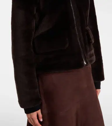 Proenza Schouler White Label Scarlett shearling jacket | Thumbnail 2 Proenza Schouler White Label Scarlett shearling jacket | Thumbnail 2