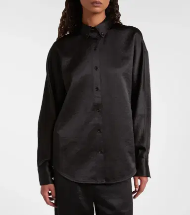 Proenza Schouler Caroline crêpe shirt | Thumbnail 3 Proenza Schouler Caroline crêpe shirt | Thumbnail 3
