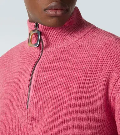 JW Anderson Wool and cotton half-zip sweater | Thumbnail 5 JW Anderson Wool and cotton half-zip sweater | Thumbnail 5