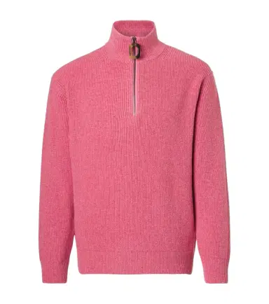 JW Anderson Wool and cotton half-zip sweater | Thumbnail 1 JW Anderson Wool and cotton half-zip sweater | Thumbnail 1