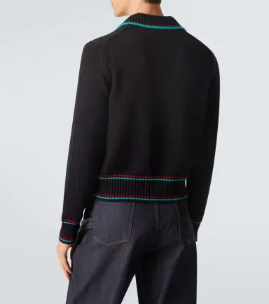 JW Anderson Cotton, cashmere, and wool polo sweater | Thumbnail 3 JW Anderson Cotton, cashmere, and wool polo sweater | Thumbnail 3