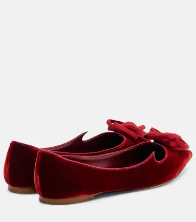 Roger Vivier Rose Vivier velvet ballet flats | Thumbnail 2 Roger Vivier Rose Vivier velvet ballet flats | Thumbnail 2