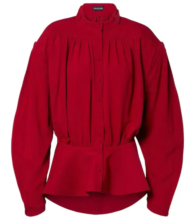 re/edit Hiver Russe crêpe twill blouse re/edit Hiver Russe crêpe twill blouse