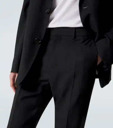 AMI PARIS Virgin wool gabardine straight pants | Thumbnail 2 AMI PARIS Virgin wool gabardine straight pants | Thumbnail 2