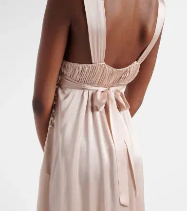 Chloé Chloé Silk midi dress | Thumbnail 2 Chloé Chloé Silk midi dress | Thumbnail 2