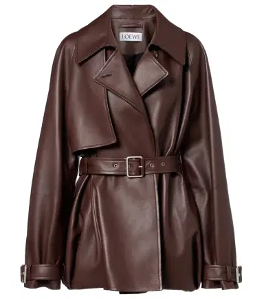 Loewe Balloon leather jacket | Thumbnail 1 Loewe Balloon leather jacket | Thumbnail 1