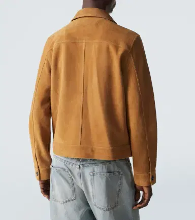 Ami Paris Suede blouson jacket | Thumbnail 5 Ami Paris Suede blouson jacket | Thumbnail 5