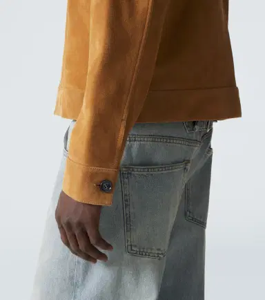Ami Paris Suede blouson jacket | Thumbnail 6 Ami Paris Suede blouson jacket | Thumbnail 6