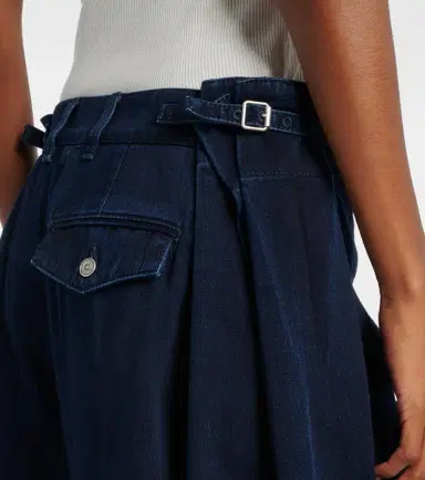Loewe Draped wide-leg jeans | Thumbnail 4 Loewe Draped wide-leg jeans | Thumbnail 4