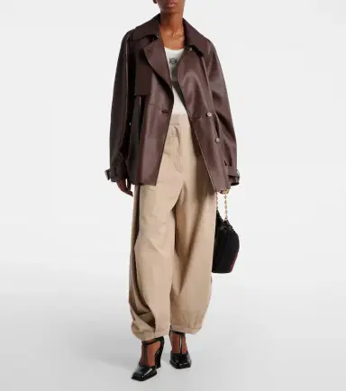 Loewe Cotton and silk twill balloon pants | Thumbnail 4 Loewe Cotton and silk twill balloon pants | Thumbnail 4