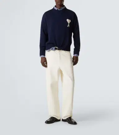 Ami Paris Ami de Caur wool and cotton sweater | Thumbnail 6 Ami Paris Ami de Caur wool and cotton sweater | Thumbnail 6
