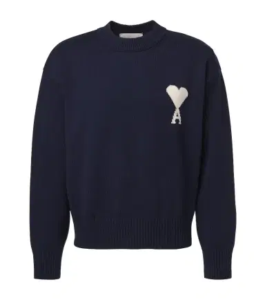Ami Paris Ami de Caur wool and cotton sweater | Thumbnail 1 Ami Paris Ami de Caur wool and cotton sweater | Thumbnail 1