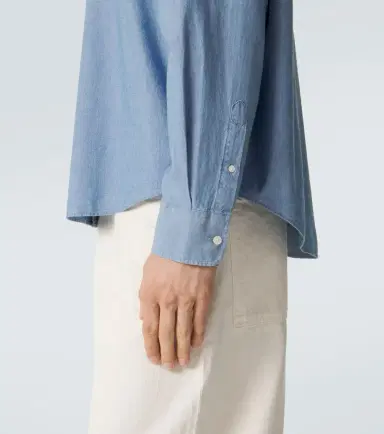 Ami Paris Ami de Caur cotton chambray shirt | Thumbnail 2 Ami Paris Ami de Caur cotton chambray shirt | Thumbnail 2