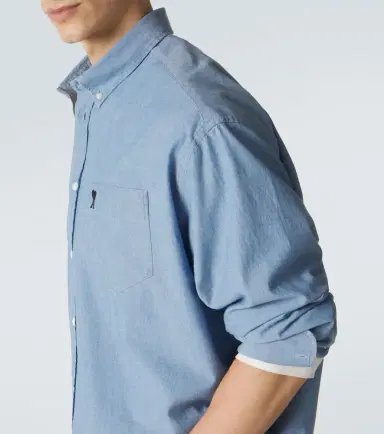Ami Paris Ami de Caur cotton chambray shirt | Thumbnail 7 Ami Paris Ami de Caur cotton chambray shirt | Thumbnail 7