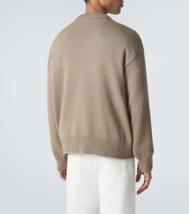 Ami Paris Ami De Caur wool and cotton sweater | Thumbnail 2 Ami Paris Ami De Caur wool and cotton sweater | Thumbnail 2