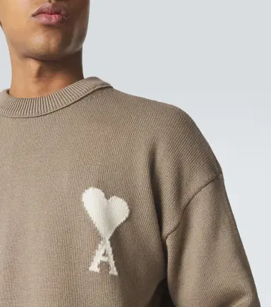 Ami Paris Ami De Caur wool and cotton sweater | Thumbnail 6 Ami Paris Ami De Caur wool and cotton sweater | Thumbnail 6