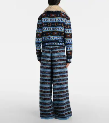 Stella McCartney Knitted virgin wool wide-leg pants | Thumbnail 2 Stella McCartney Knitted virgin wool wide-leg pants | Thumbnail 2