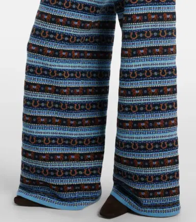 Stella McCartney Knitted virgin wool wide-leg pants | Thumbnail 6 Stella McCartney Knitted virgin wool wide-leg pants | Thumbnail 6