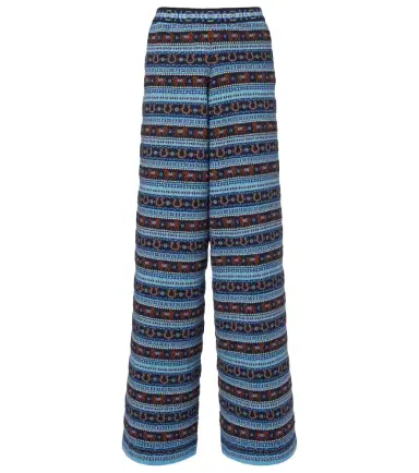 Stella McCartney Knitted virgin wool wide-leg pants | Thumbnail 1 Stella McCartney Knitted virgin wool wide-leg pants | Thumbnail 1
