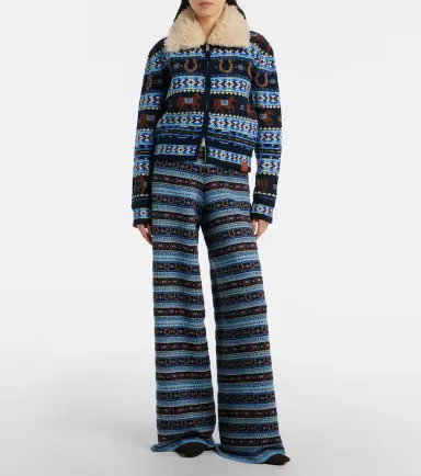Stella McCartney Intarsia virgin wool zip-up cardigan | Thumbnail 5 Stella McCartney Intarsia virgin wool zip-up cardigan | Thumbnail 5