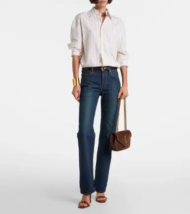 Saint Laurent Loulou Small matelassé suede shoulder bag | Thumbnail 5 Saint Laurent Loulou Small matelassé suede shoulder bag | Thumbnail 5