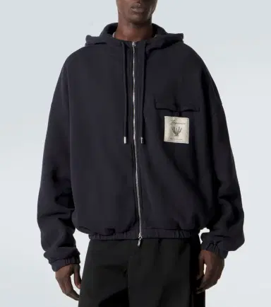 Jacquemus Torneo cotton fleece zip-up hoodie | Thumbnail 3 Jacquemus Torneo cotton fleece zip-up hoodie | Thumbnail 3