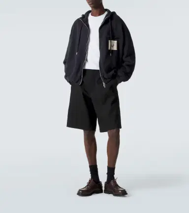 Jacquemus Torneo cotton fleece zip-up hoodie | Thumbnail 4 Jacquemus Torneo cotton fleece zip-up hoodie | Thumbnail 4