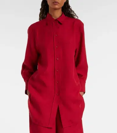 Eres Mignonette oversized linen shirt | Thumbnail 5 Eres Mignonette oversized linen shirt | Thumbnail 5