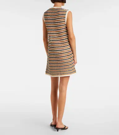 Eres Inedit open-knit cotton-blend polo dress | Thumbnail 3 Eres Inedit open-knit cotton-blend polo dress | Thumbnail 3