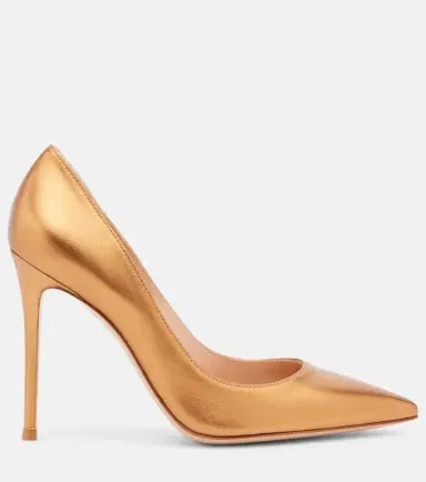 Gianvito Rossi Gianvito 105 metallic leather pumps | Thumbnail 2 Gianvito Rossi Gianvito 105 metallic leather pumps | Thumbnail 2