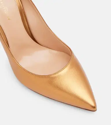 Gianvito Rossi Gianvito 105 metallic leather pumps | Thumbnail 4 Gianvito Rossi Gianvito 105 metallic leather pumps | Thumbnail 4