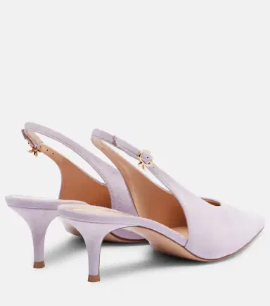 Gianvito Rossi Robbie 55 suede slingback pumps | Thumbnail 2 Gianvito Rossi Robbie 55 suede slingback pumps | Thumbnail 2