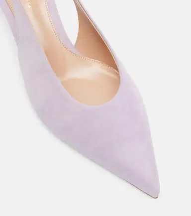 Gianvito Rossi Robbie 55 suede slingback pumps | Thumbnail 3 Gianvito Rossi Robbie 55 suede slingback pumps | Thumbnail 3