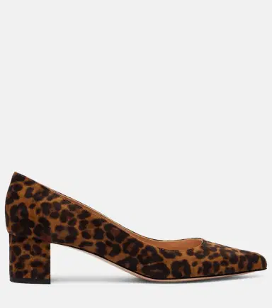 Gianvito Rossi Piper 45 leopard-print suede pumps | Thumbnail 2 Gianvito Rossi Piper 45 leopard-print suede pumps | Thumbnail 2