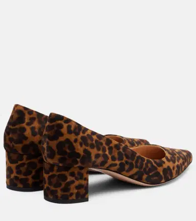 Gianvito Rossi Piper 45 leopard-print suede pumps | Thumbnail 3 Gianvito Rossi Piper 45 leopard-print suede pumps | Thumbnail 3