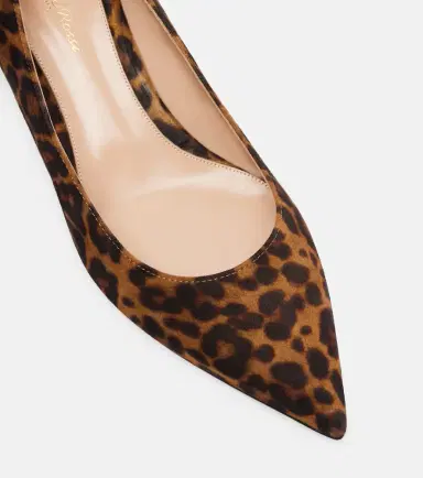 Gianvito Rossi Piper 45 leopard-print suede pumps | Thumbnail 4 Gianvito Rossi Piper 45 leopard-print suede pumps | Thumbnail 4