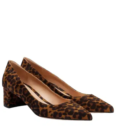 Gianvito Rossi Piper 45 leopard-print suede pumps | Thumbnail 1 Gianvito Rossi Piper 45 leopard-print suede pumps | Thumbnail 1