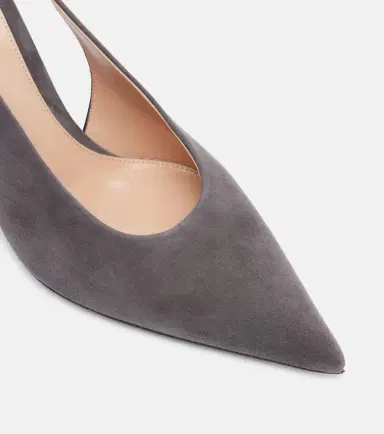 Gianvito Rossi Robbie 85 suede slingback pumps | Thumbnail 2 Gianvito Rossi Robbie 85 suede slingback pumps | Thumbnail 2