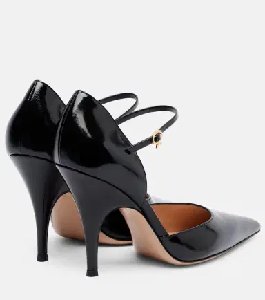Gianvito Rossi Sofia D'Orsay patent leather pumps | Thumbnail 3 Gianvito Rossi Sofia D'Orsay patent leather pumps | Thumbnail 3