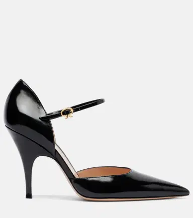 Gianvito Rossi Sofia D'Orsay patent leather pumps | Thumbnail 4 Gianvito Rossi Sofia D'Orsay patent leather pumps | Thumbnail 4
