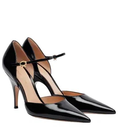 Gianvito Rossi Sofia D'Orsay patent leather pumps | Thumbnail 1 Gianvito Rossi Sofia D'Orsay patent leather pumps | Thumbnail 1