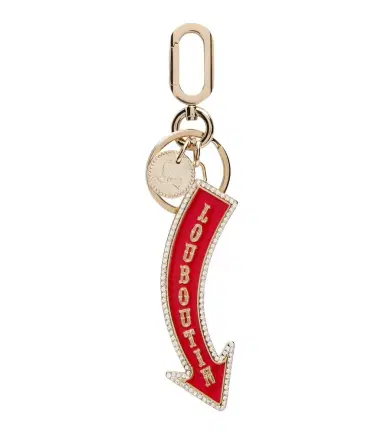 Christian Louboutin Logo bag charm | Thumbnail 1 Christian Louboutin Logo bag charm | Thumbnail 1