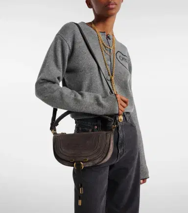 Chloé Chloé Marcie Mini suede shoulder bag | Thumbnail 6 Chloé Chloé Marcie Mini suede shoulder bag | Thumbnail 6