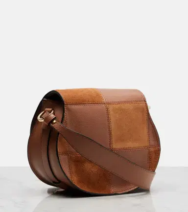 Chloé Chloé Marcie Small leather and suede crossbody bag | Thumbnail 2 Chloé Chloé Marcie Small leather and suede crossbody bag | Thumbnail 2