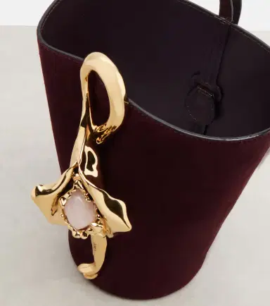 Chloé Chloé Eden Treasures Small suede bucket bag | Thumbnail 3 Chloé Chloé Eden Treasures Small suede bucket bag | Thumbnail 3