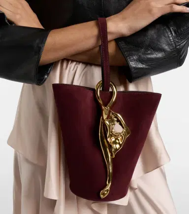 Chloé Chloé Eden Treasures Small suede bucket bag | Thumbnail 7 Chloé Chloé Eden Treasures Small suede bucket bag | Thumbnail 7